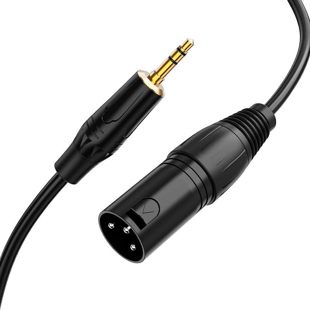 A Photo Of UGreen Male Aux to Female XLR Adapter 1m | 3.5mm to XLR Cable for Audio Devices