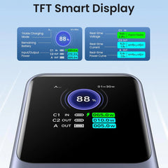 A Photo Of UGREEN Nexode 20000mAh 130W Power Bank with Smart TFT Display and 100W Fast Charging – Airline-Approved for iPhone, MacBook, and More