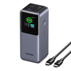 A Photo Of UGREEN Nexode 20000mAh 130W Power Bank with Smart TFT Display and 100W Fast Charging – Airline-Approved for iPhone, MacBook, and More