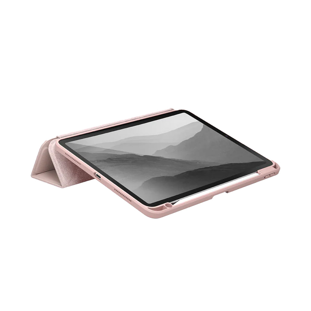 A Photo Of Uniq Moven Ultra-Slim Protective Case with Integrated Stand and Apple Pencil Holder for iPad Air 13