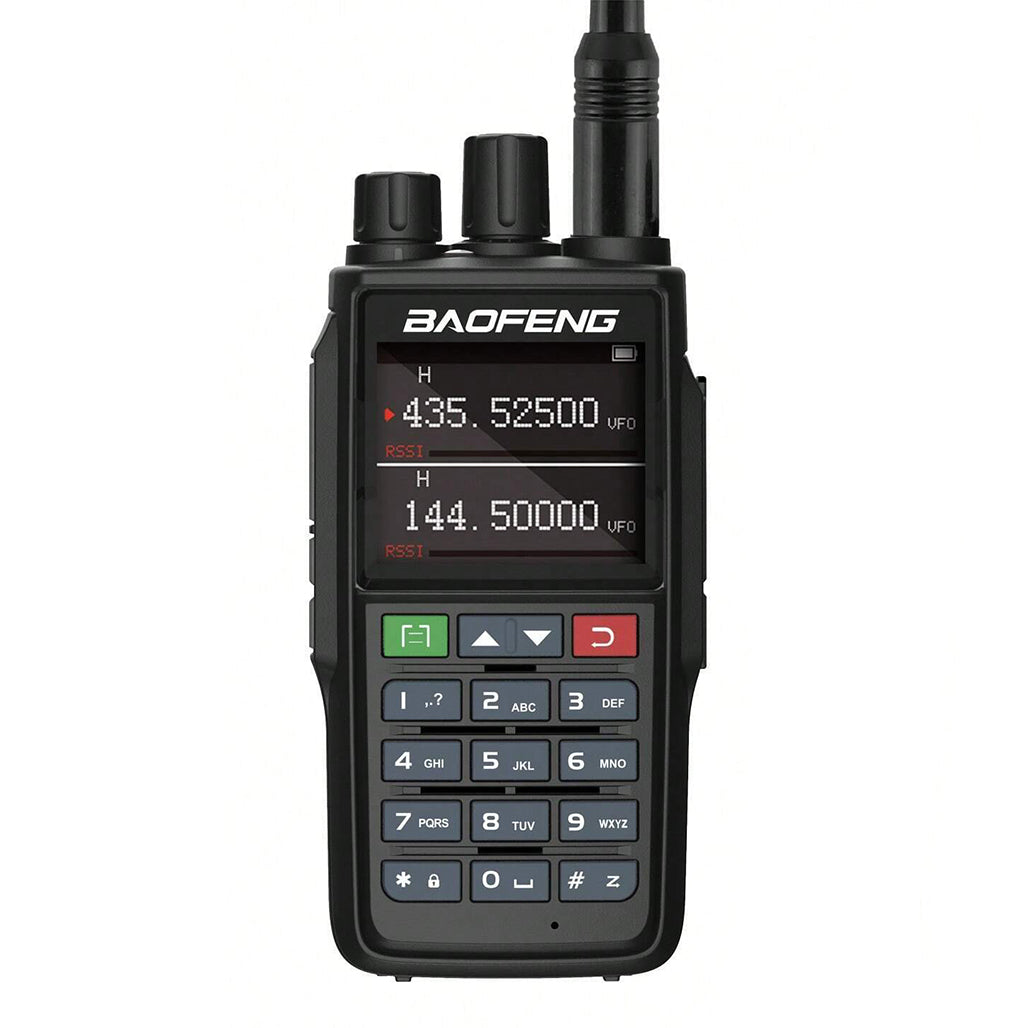 A Photo Of BAOFENG UV-22M Walkie Talkie - Dual Band Radio with 999 Channels, 5W Output Power, and Long Battery Life