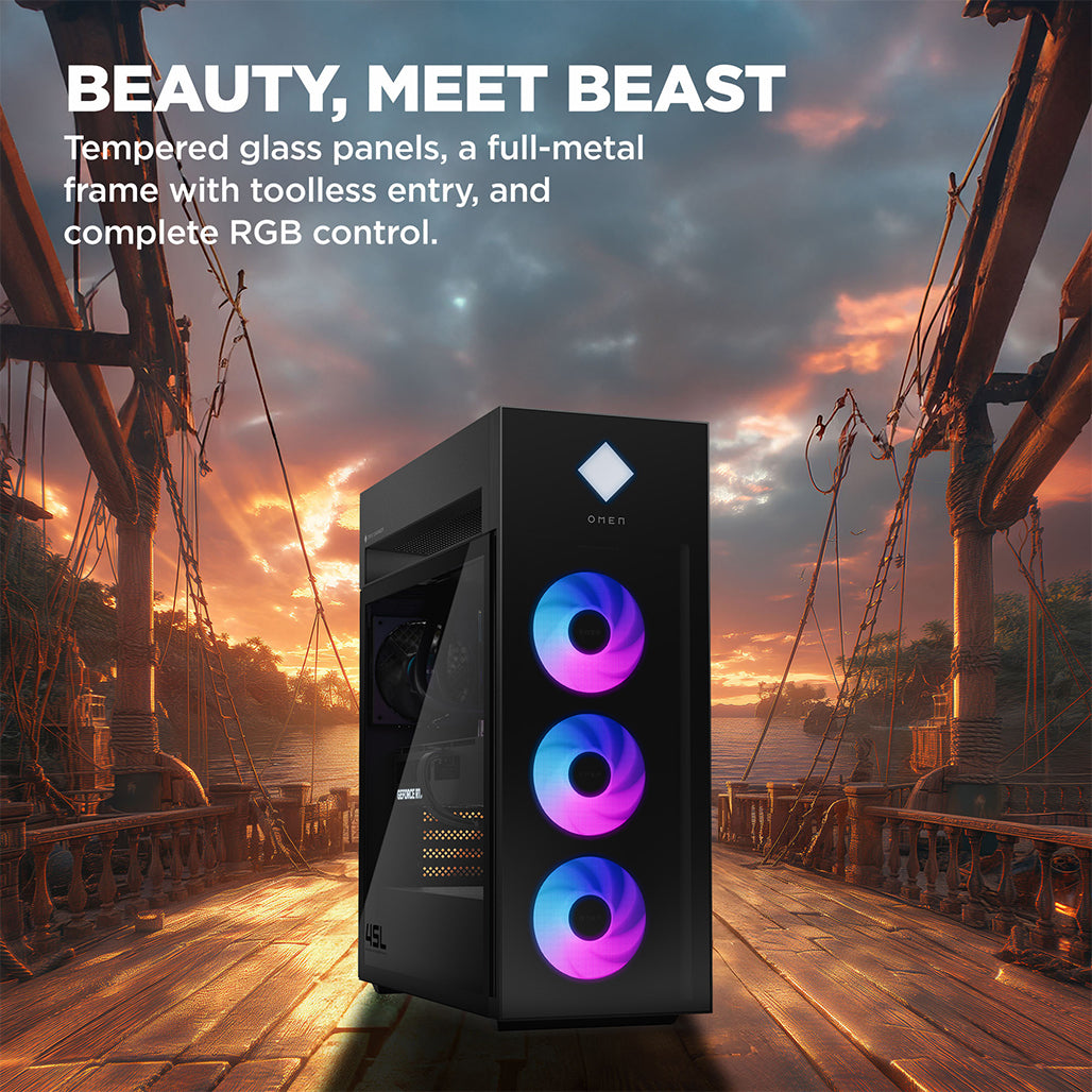 A Photo Of HP Omen 45L GT22-3090 Gaming - B91WJAA#ABA - Core Ultra 9 285K - 64GB RAM - 2TB SSD - RTX 5090 32GB