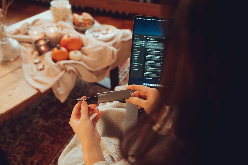 A Photo Of Verbatim Vx500 External SSD - 500 MB/s USB 3.2 Gen 2 Storage