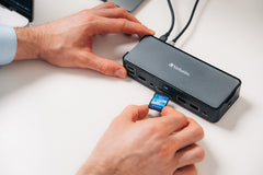 A Photo Of Verbatim USB-C Pro Docking Station with 15 Ports