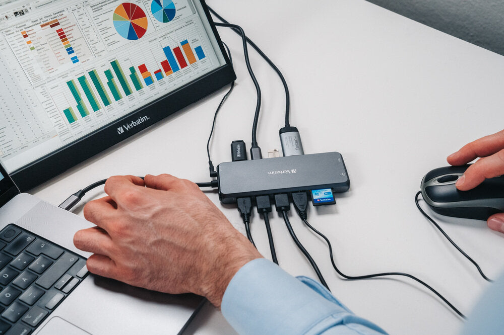 A Photo Of Verbatim USB-C Pro 14-Port Multiport Hub