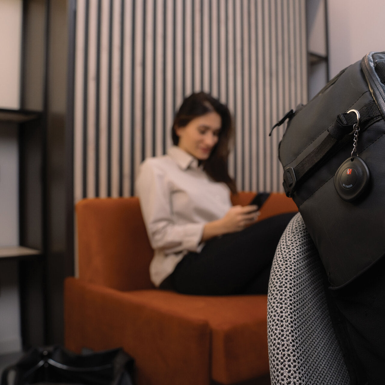 A Photo Of Verbatim My Finder Bluetooth Tracker 1 Pack – Black