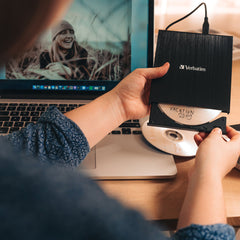 A Photo Of Verbatim Ultra HD 4K Blu-ray Writer – USB-C External Drive