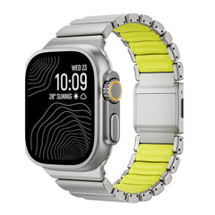 A Photo Of A-Case Titanium Magnetic Watch Band for Apple Watch Ultra 3