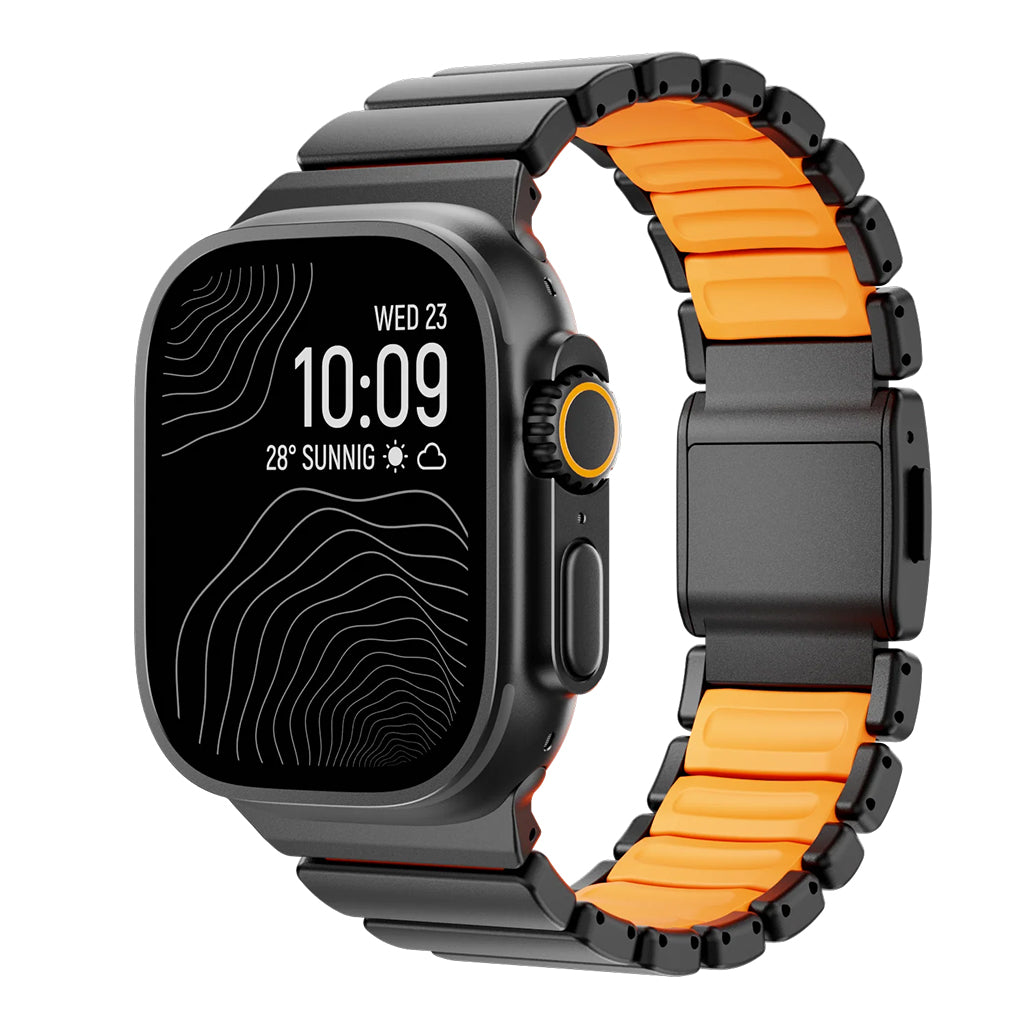 A Photo Of A-Case Titanium Magnetic Watch Band for Apple Watch Ultra 3