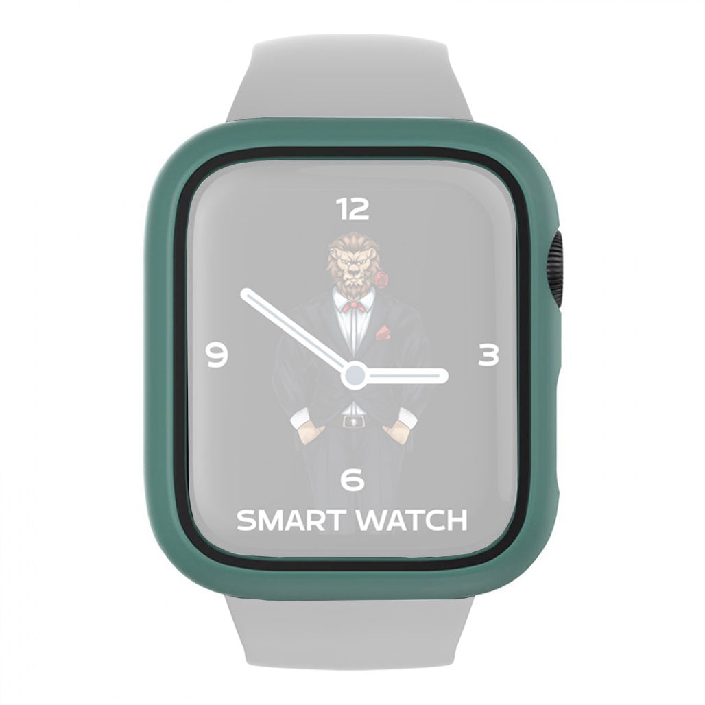 A Photo Of Green Lion Slim Guard Pro Case with Glass For Apple Watch 44mm
