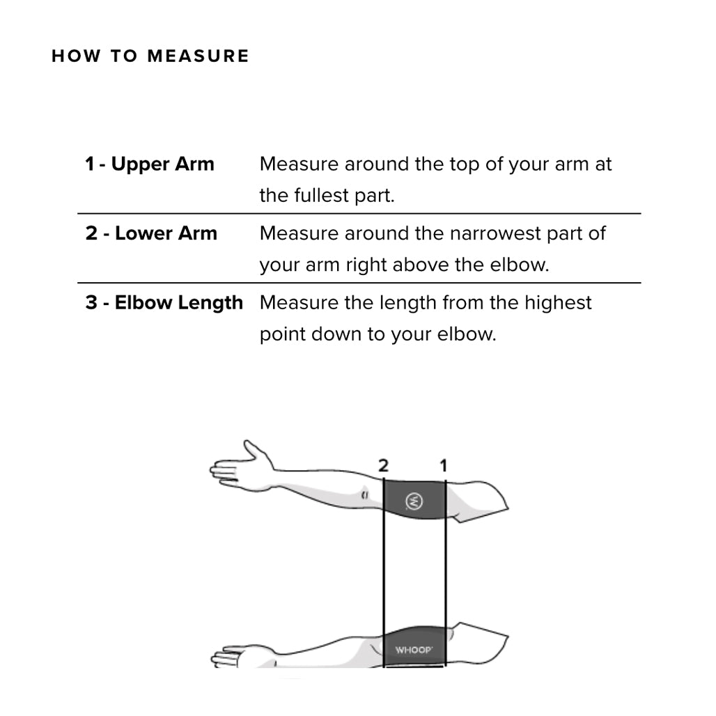 A Photo Of WHOOP ANY-WEAR™ Arm Sleeve – Comfortable Compression for Secure WHOOP 4.0 Wear