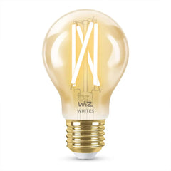A Photo Of WiZ Smart WiFi LED Light Bulb E27 Amber – 60W Equivalent, Tunable White (Warm to Cool), App & Voice Control, Energy Monitoring