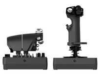 Logitech 945-000059 X56 H.O.T.A.S. RGB Throttle and Stick Simulation Controller - Advanced Military-Grade Flight Control