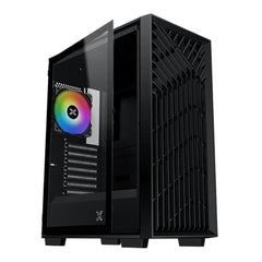 A Photo Of Xigmatek Lux G - Black Metal Grey ATX Case