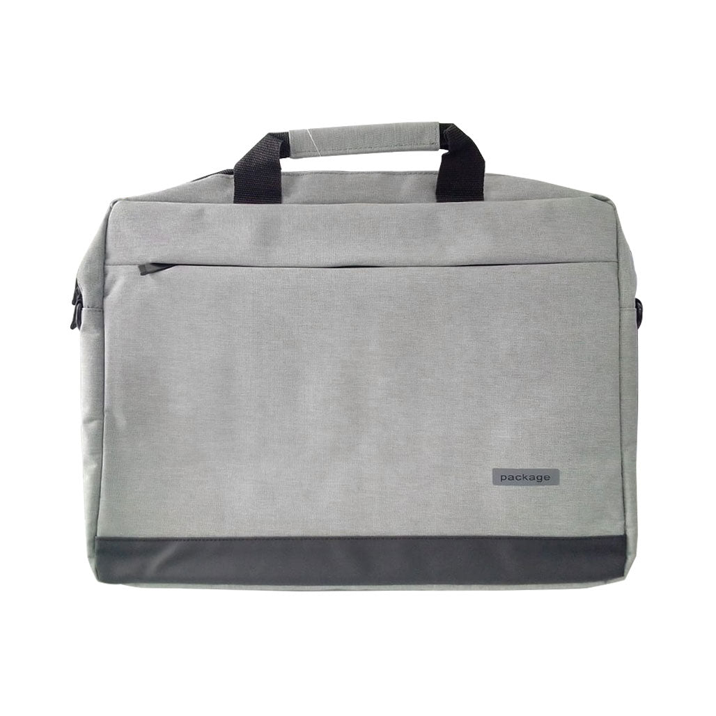 A Photo Of Package 15.6 inch Laptop Bag Gray/Blue