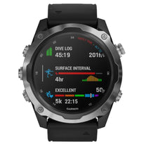 Garmin Descent MK2 Stainless Steel With Black Band from Garmin sold by 961Souq-Zalka