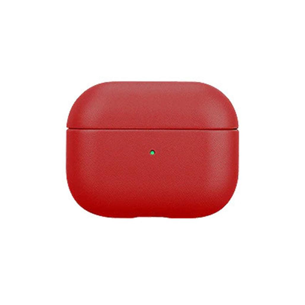 A Photo Of K-Doo LuxCraft premium leather case full coverage design delicate protective cover for AirPods Pro
