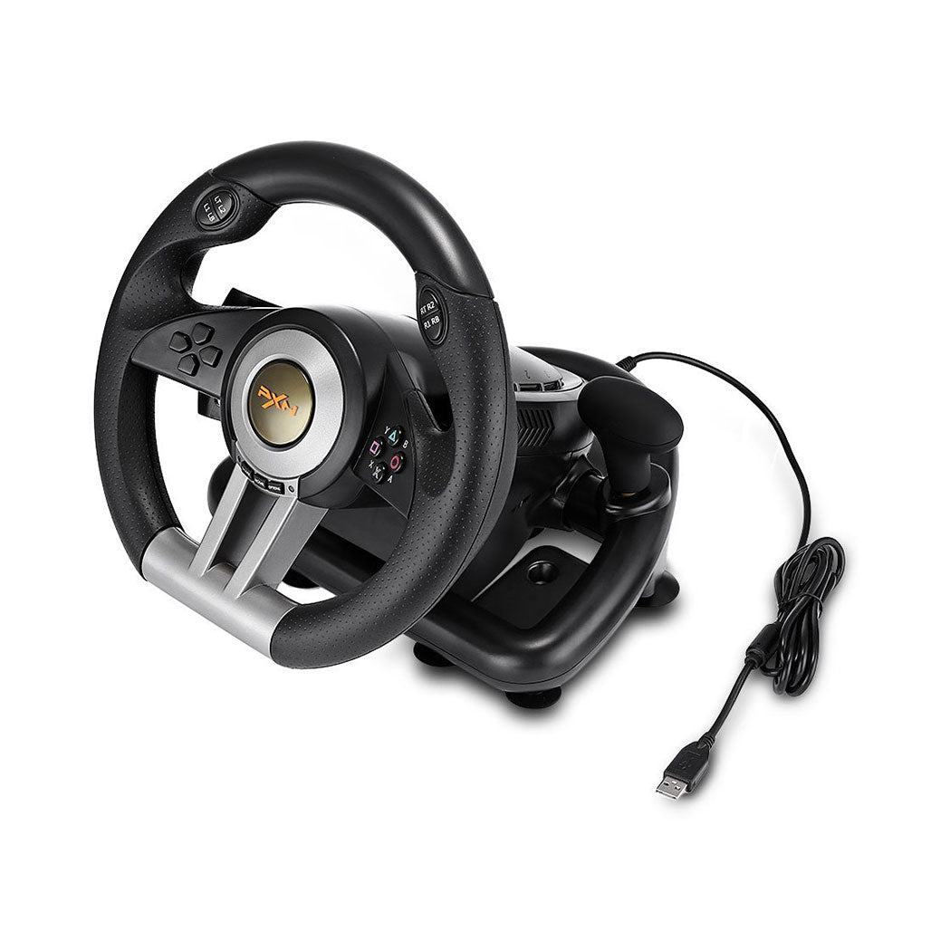 A Photo Of PXN V3 Pro Racing Steering Wheel with Pedals