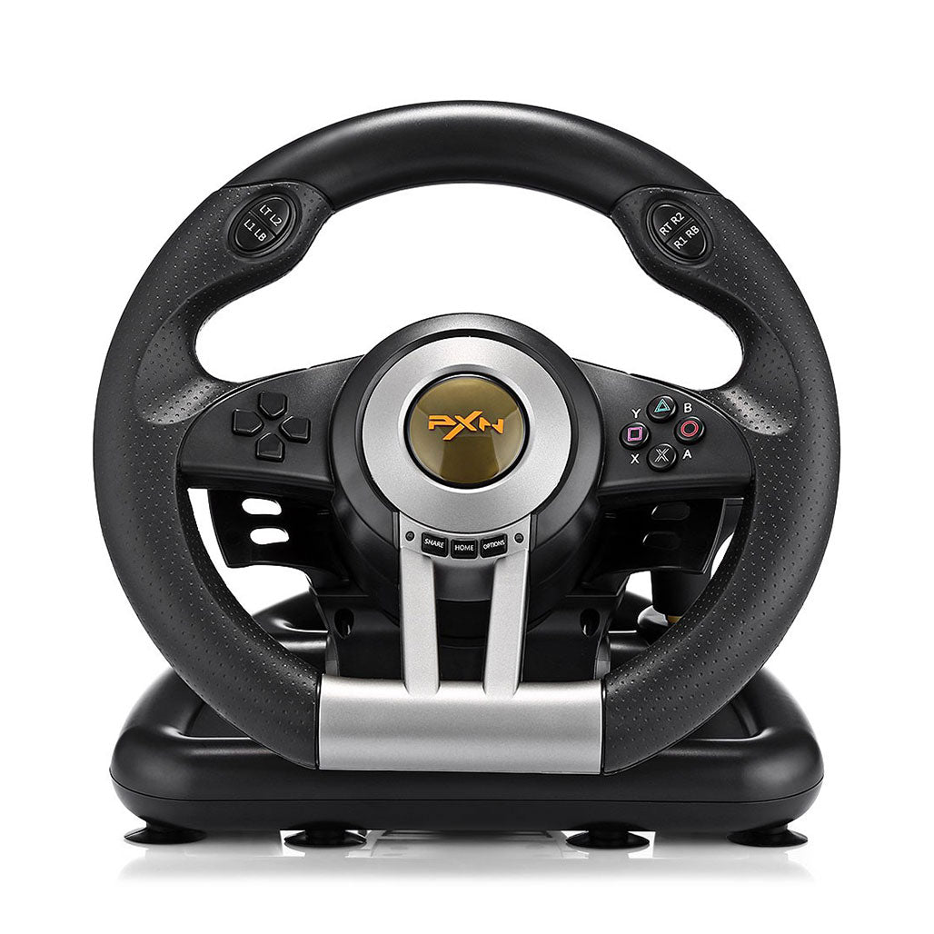 A Photo Of PXN V3 Pro Racing Steering Wheel with Pedals