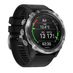 A Photo Of Garmin Descent MK2 - Stainless Steel With Black Band