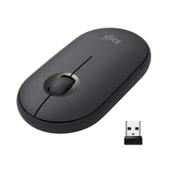 A Photo Of Logitech 910-005718 Pebble M350 - Portable Wireless Mouse - Graphite