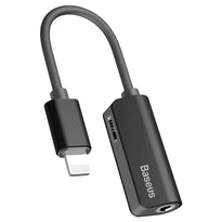 Baseus IP male to IP+IP female adapter L37 from Baseus sold by 961Souq-Zalka