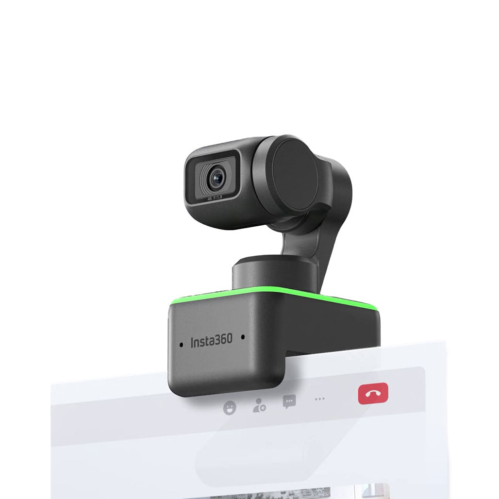 A Photo Of Insta360 Link - AI 4K Webcam – AI-Powered 4K Webcam with Autofocus and 3-Axis Gimbal