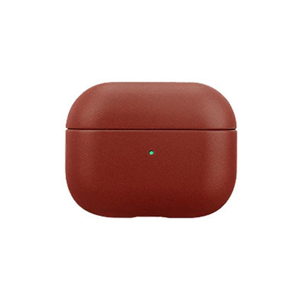 A Photo Of K-Doo LuxCraft premium leather case full coverage design delicate protective cover for AirPods Pro