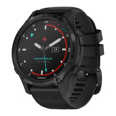 A Photo Of Garmin Descent MK2S - Carbon Grey With Black Silicone Band