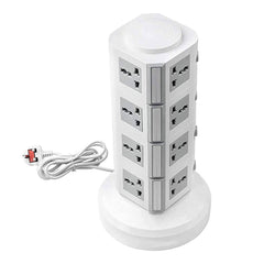 A Photo Of 4 Layers Multi-Plug with USB Port - 220V