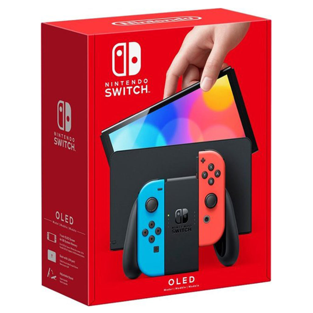 A Photo Of Nintendo Switch OLED Model – 7-Inch Display, Adjustable Stand, and Wired LAN Port