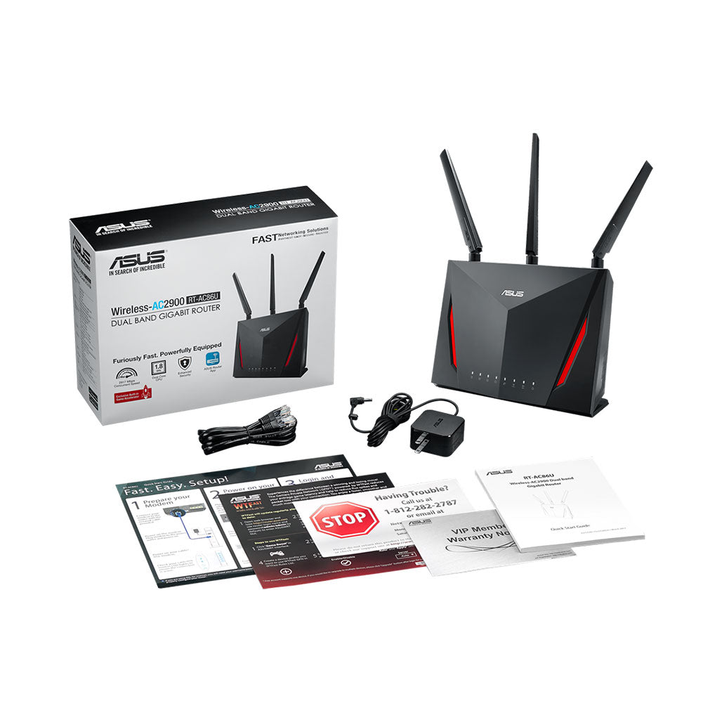 A Photo Of Asus RT-AC86U - AC2900 Dual Band Gigabit WiFi Gaming Router