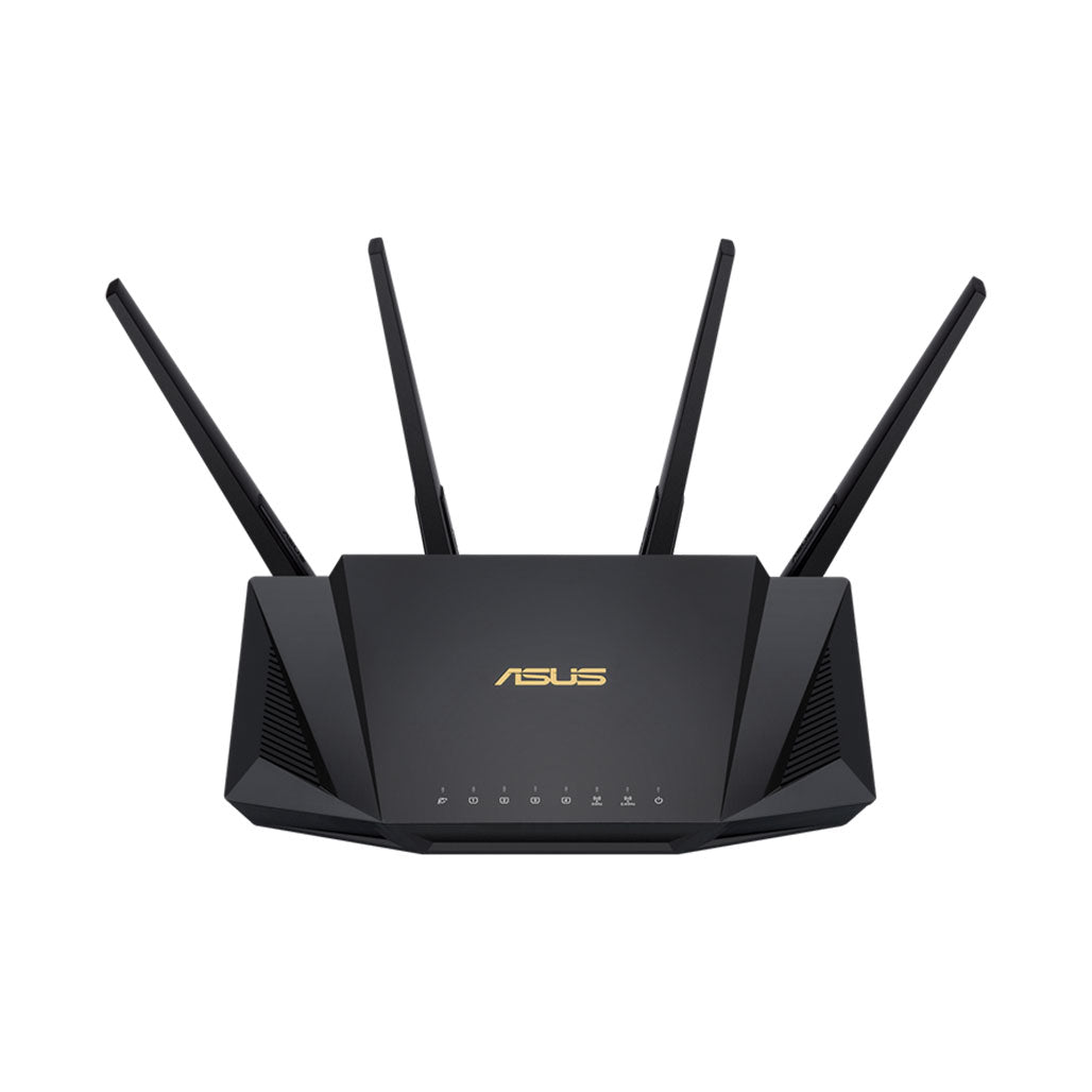 A Photo Of ASUS RT-AX58U - AX3000 Dual Band WiFi 6 (802.11ax) Router supporting MU-MIMO and OFDMA technology