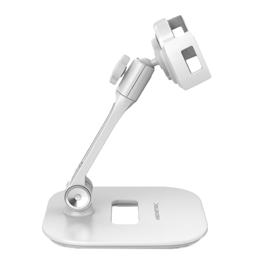 A Photo Of AboveTek Rotate Tablet Holder - Adjustable 360° Stand for 4-11 Inch Tablets and Smartphones with Tripod Adapter