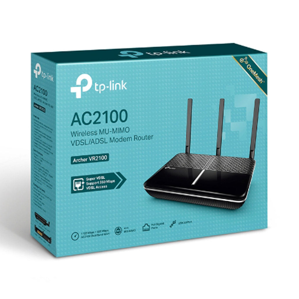 A Photo Of TP-Link Archer VR2100 - AC2100 Wireless MU-MIMO VDSL/ADSL Modem Router