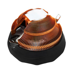 A Photo Of Xigmatek Apache Plus - (Copper Anodized Aluminium Fins, 12cm 1500RPM Multi Color LED Fan)
