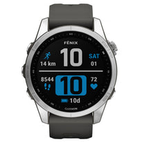 Garmin FĒNIX 7S Silver With Graphite Band from Garmin sold by 961Souq-Zalka