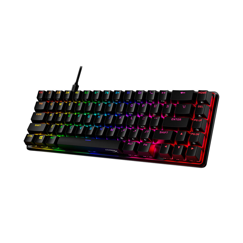 A Photo Of HyperX Alloy Origins 65 Red Switch - Compact Wired Mechanical Gaming Keyboard | 4P5D6AA#ABA