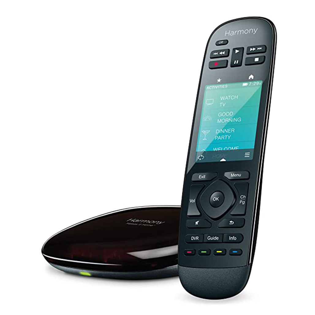 A Photo Of Logitech 915-000264 Harmony Universal Remote - Universal Remote with Hub, Charging Cradle, IR Mini Blasters