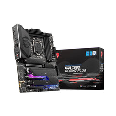 A Photo Of MSI MPG Z590 Gaming Plus Motherboard - ATX LGA 1200 with Advanced Connectivity and High Performance