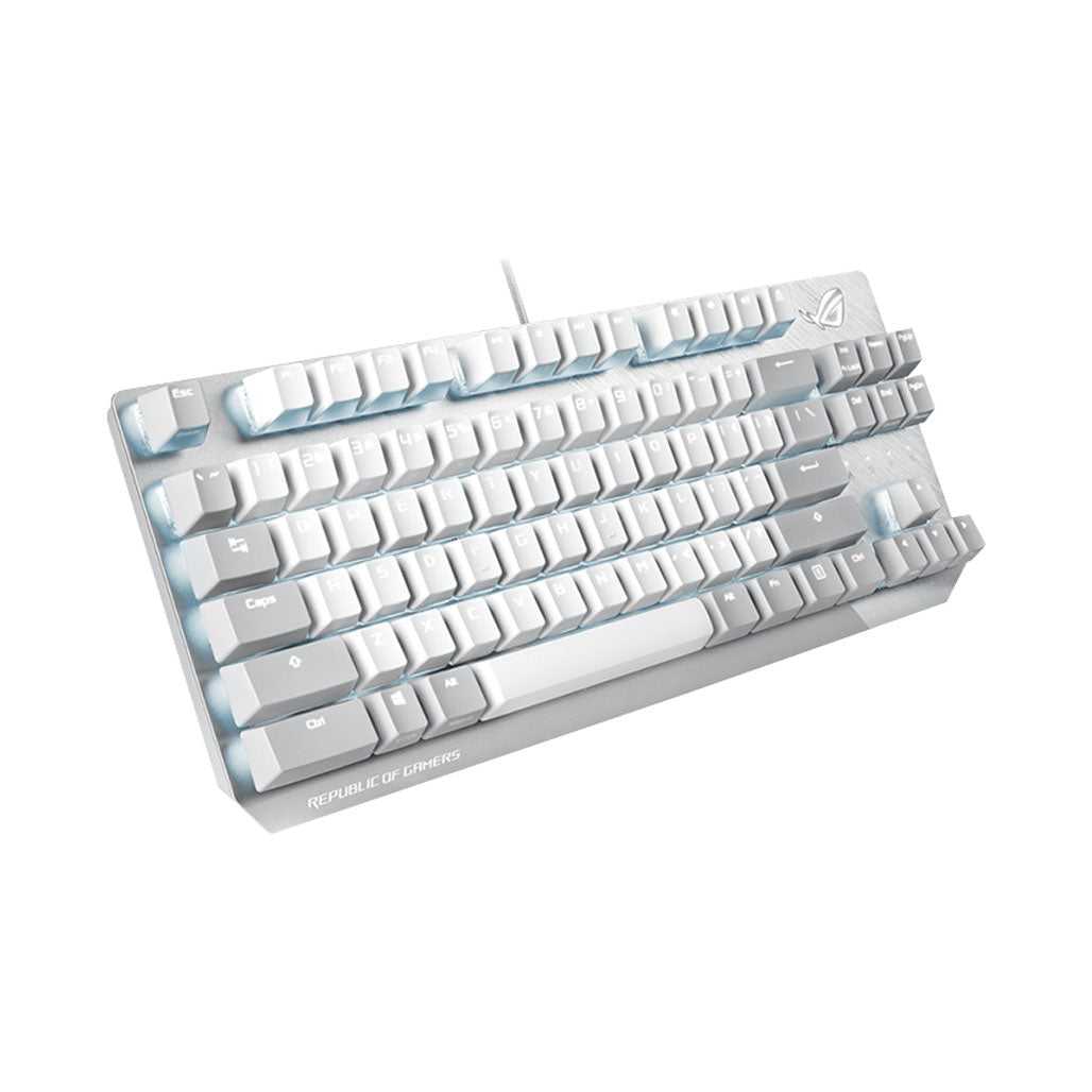 A Photo Of Asus ROG Strix Scope NX TKL - Moonlight White