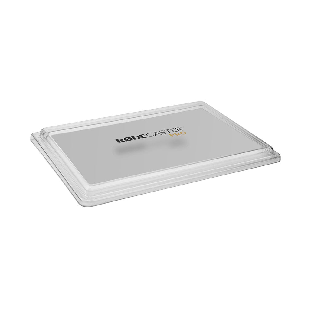 A Photo Of Rode RØDECover Pro – Clear Polycarbonate Dust Cover for RØDECaster Pro