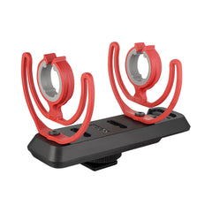 A Photo Of Rode SM3-R Shotgun and Pencil Microphone Shock Mount – Premium Suspension Mount with Rycote® Lyre® Isolation