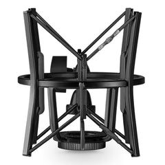 A Photo Of Rode SM6 Studio Microphone Shock Mount with Pop Shield – Studio-Grade Suspension Mount for Large-Diaphragm Condenser Microphones