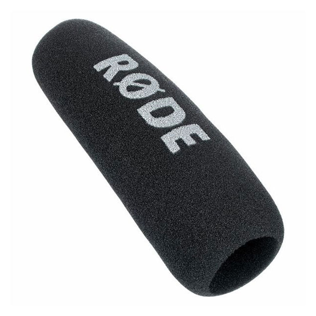 A Photo Of Rode WSVM Foam Windscreen - Black - Replacement Windshield for VideoMic and NTG Series