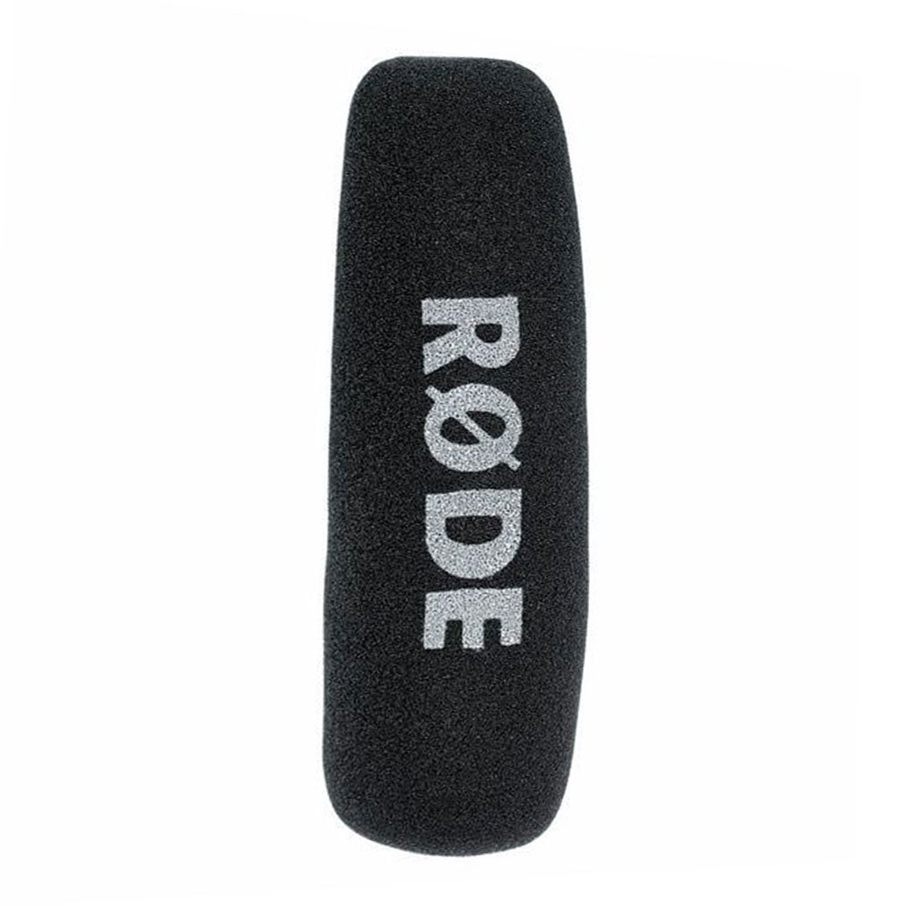 A Photo Of Rode WSVM Foam Windscreen - Black - Replacement Windshield for VideoMic and NTG Series