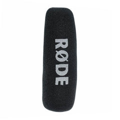 A Photo Of Rode WSVM Foam Windscreen - Black - Replacement Windshield for VideoMic and NTG Series