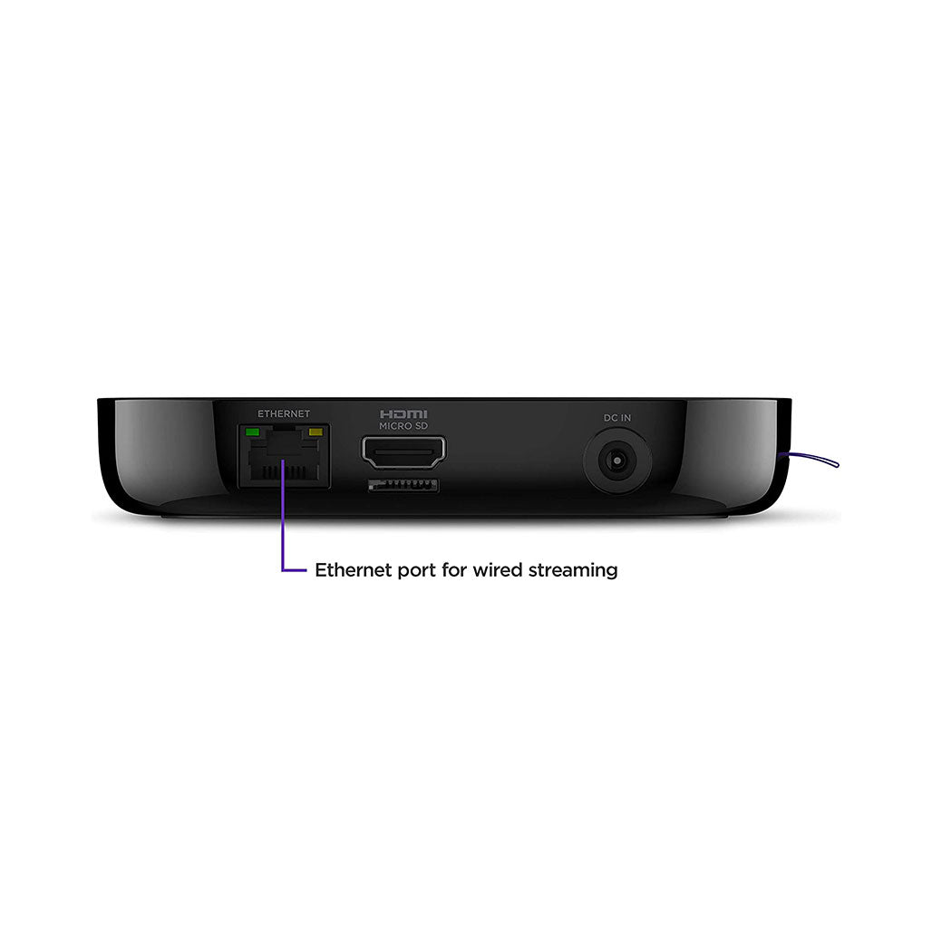 A Photo Of Roku Ultra Streaming Media Player 4K/HD/HDR with Premium JBL Headphones