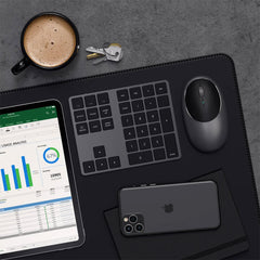 A Photo Of Satechi Wireless Extended Keypad - Space Grey | ST-XLABKM