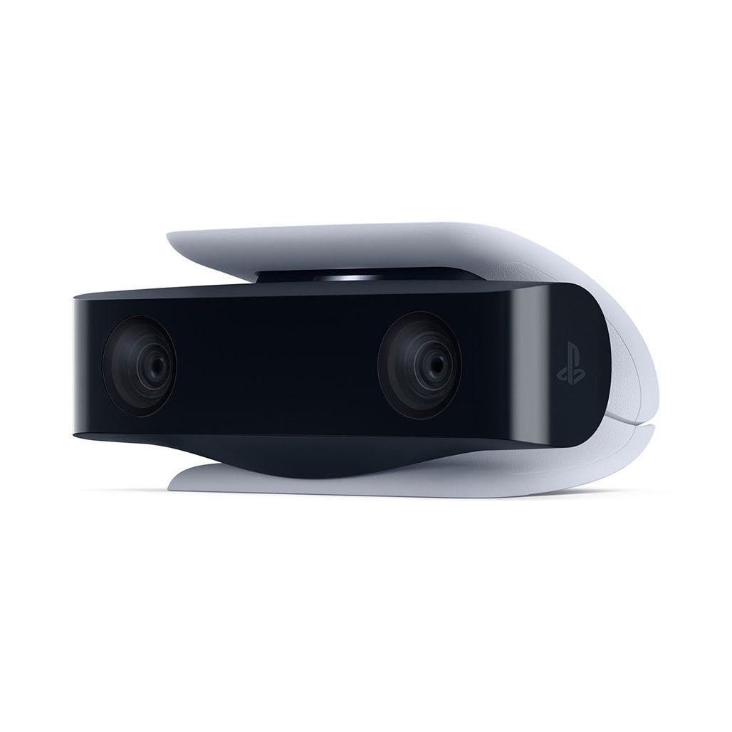 A Photo Of Sony PlayStation 5 HD Camera | Full HD 1080p Capture, Dual Lenses, Adjustable Stand, and PS5 Background Removal Tools